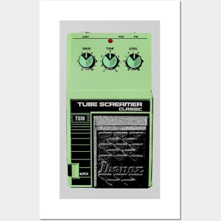 Tubescreamer TS10 Pedal Guitar FX Fan Art Design Posters and Art